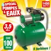 Image de pompe surpresseur 100l + pompe multi-cellulaire 5 turbines