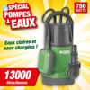 Image de pompe vide cave eaux claires eaux chargees 750w