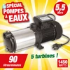 Image de pompe surface multi-cel 5 turb inox autoamorcante 1450w
