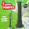 Image de support en fonte pour pompe à bras