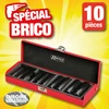 Image de coffret de 10 douilles 1/2" longueur 78mm