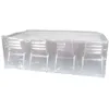 Image de Housse de protection transparente pour de table rectangulaire