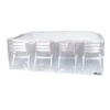 Image de HOUSSE POUR TABLE RECTANGULAIRE ET CHAISES en 90GR/M2, 310X150CMXH80CM