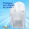 Image de HOUSSE POUR CHAISE AVEC ACCOUDOIR ou FAUTEUIL en 90GR/M2, 90X70XH115CM POUR CHAISES AVEC ACCOUDOIRS