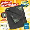 Image de BRISE VUE hauteur 1M80 X 10M de long , 220GR/M², VERT FONCE