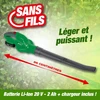 Image de Souffleur de feuilles moteur électrique à batterie