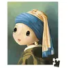 Image de Puzzle 100 pièces Janod Inspiré de Vermeer avec poster