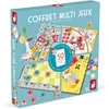 Image de Janod J02742 Coffret multi-jeux "Carousel", jeux de famille classiques, dames, ludo, nain jaune, quatuor (Allemand, Anglais, Espagnol, Français, Italien, Néerlandais, 2 - 6 Joueur)