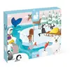 Image de Puzzle tactile Janod La vie sur la banquise 20 pièces