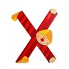 Image de Lettre x clown - janod