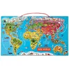 Image de Puzzle Janod Monde magnétique version anglaise