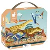 Image de Puzzle 100 pièces Janod Panoramique Dino