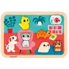 Image de Jeu d'éveil Janod Chunky Sweet Puzzle Les Animaux familiers