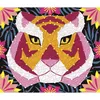 Image de 2 tableaux fils tendus animaux de la jungle