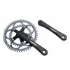Image de Pedalier route stronglight 8-9v. impact eco argent 170mm 50-34 (axe carre 107mm)