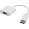 Image de MCL Convertisseur Displayport Mle (20 cm), Adaptateur données + vidéo, Blanc