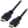 Image de MCL Plaqué Or 19 Mâle HDMI 4k HD (1 m), Câble vidéo, Noir
