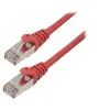 Image de MCL - Cordon de raccordement - RJ-45 (M) pour RJ-45 (M) - 2 m - SFTP - CAT 6a - sans halogène, moulé, sans crochet - rouge