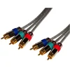 Image de MCL Samar câble vidéo composante YUV translucide 2 mètres