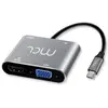 Image de MCL Station D'Accueil Type C To HDMI (USB-C), Station d’accueil + hub USB, Argent