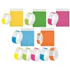 Image de 50 bracelets identification indéchirables 5 couleurs - cda 36553