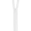 Image de Fermeture éclair séparable injectée N°5 (25 cm) : 13 coloris pour des créations pratiques et personnalisées(...) - 101 Blanc