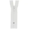 Image de Fermeture éclair non séparable N°2 (18 cm, nylon) : 35 coloris pour des créations couture personnalisées et robustes(...) - 101 Blanc