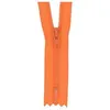 Image de Fermeture éclair non séparable N°2 (12 cm, nylon) : 35 coloris pour des finitions délicates et durables(...) - 120 Orange