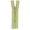 Image de Fermeture éclair non séparable N°2 (40 cm, nylon) : 35 coloris pour des créations couture personnalisées et robustes(...) - 148 Vert amande
