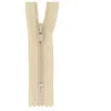 Image de Fermeture éclair non séparable N°2 (40 cm, nylon) : 35 coloris pour des créations couture personnalisées et robustes(...) - 155 Beige clair