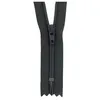 Image de Fermeture éclair non séparable N°2 (12 cm, nylon) : 35 coloris pour des finitions délicates et durables(...) - 180 Anthracite