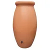 Image de Récupérateur d'eau de pluie Jarre Toscane 1000 L Terre Cuite avec couvercle et robinet - BelliJardin