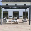 Image de Ombréa Pergola bioclimatique Ombréa autoportante 3x4M - Anthracite - ELMO