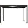 Image de Pergola bioclimatique autoportante anthracite Ombréa 300 x 400 x H. 258 cm
