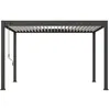 Image de Pergola bioclimatique autoportante bicolore Ombréa 300 x 400 x H. 258 cm