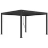 Image de Pergola bioclimatique autoportante anthracite Ombréa 400 x 400 x H. 258 cm