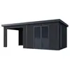 Image de Abri De Jardin Onyx 63 - 18m Composite - Anthracite
