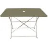 Image de Table rectangulaire d'extérieur pliante Bistro en acier Taupe