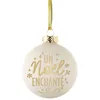 Image de Décoration de sapin à suspendre blanche noël enchanté