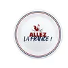 Image de 6 assiettes carton cocorico france supporter 23cm - sud trading cd7859