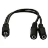 Image de Câble adaptateur audio mâle 2 femelles