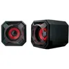 Image de Haut parleur 2.0 Alpha Omega Players Habrok Rouge et Noir