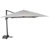 Image de Parasol Déporté Sevilla 4x3m Gris Anthracite+polyester Gris