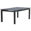 Image de Table De Jardin Rectangulaire Extensible - Gris Anthracite - Aluminium - 10 Personnes - 180/240 X 100 Cm - Miami - Dcb Garden