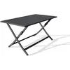 Image de Table Jardin Pliante Marius 140x80cm Gris Anthracite