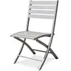 Image de Chaise Jardin Pliante Marius - Gris