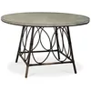Image de Table de Jardin Ronde "Ushuaia" 125cm Marron