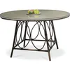 Image de Table Jardin Ushuaia à125cm Marron+textilène Lin