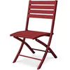 Image de Chaise Jardin Pliante Marius - Carmin