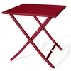 Image de Table de jardin de repas DCB GARDEN Marius carré carmin 2 personnes